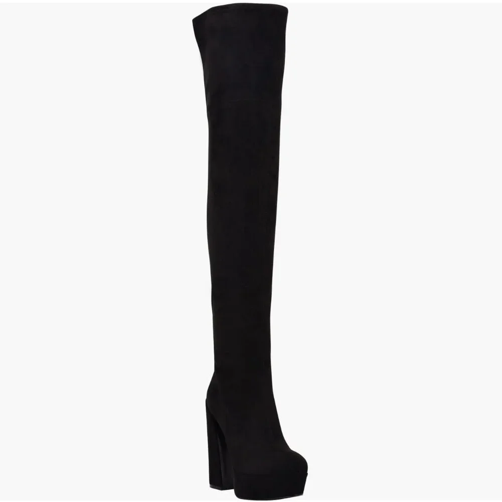 GUESS Cristy Over the Knee Platform Boot / Black